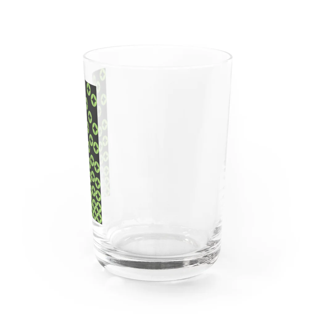 bonnylochの七宝繋ぎ_LightGreen Water Glass :right