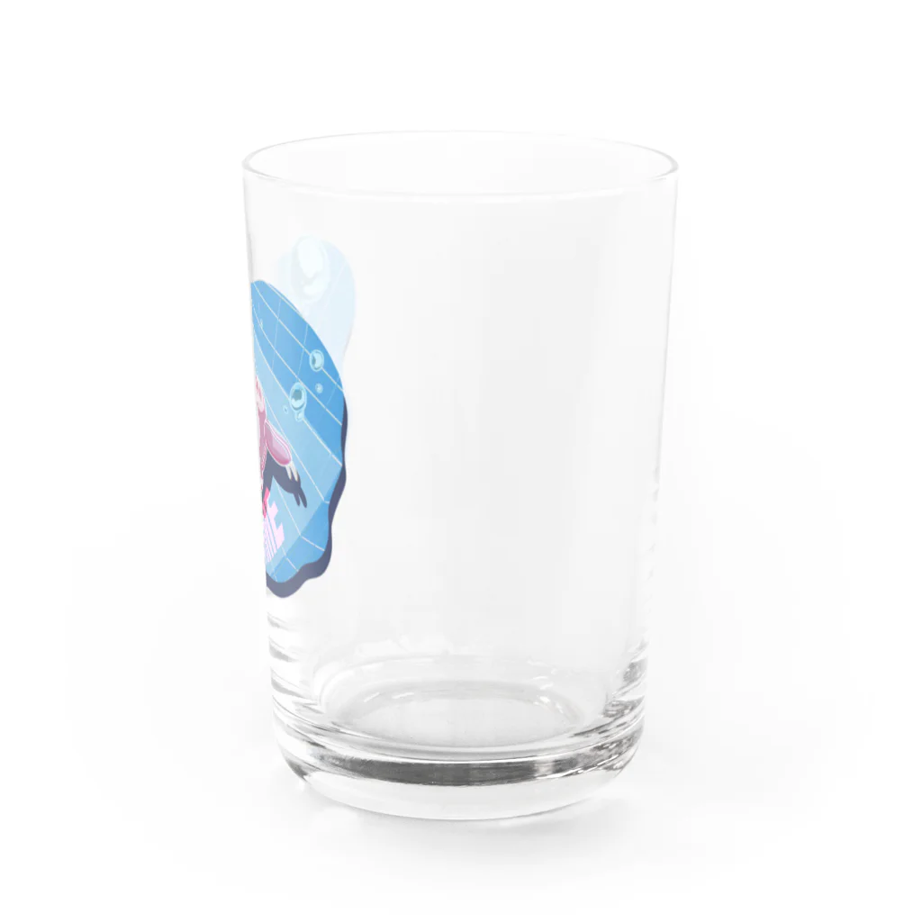 オユワク商店のチルしてるナマケモノ Water Glass :right