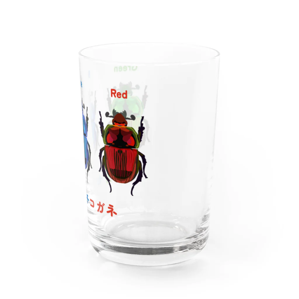 さちこの生物雑貨のオオセンチコガネ Water Glass :right