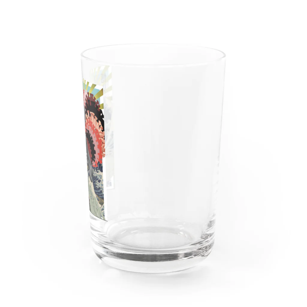 踝ピアスの憾染 Water Glass :right