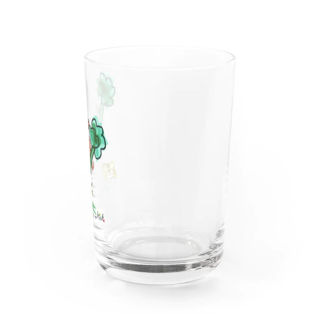 園長の動物【猿トラ】 Water Glass :right