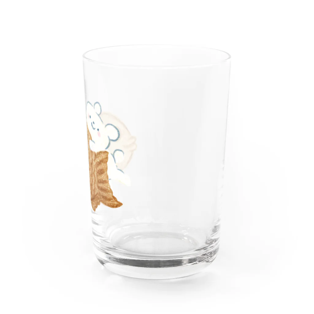 はらぺこのたいやきとみる夢 Water Glass :right