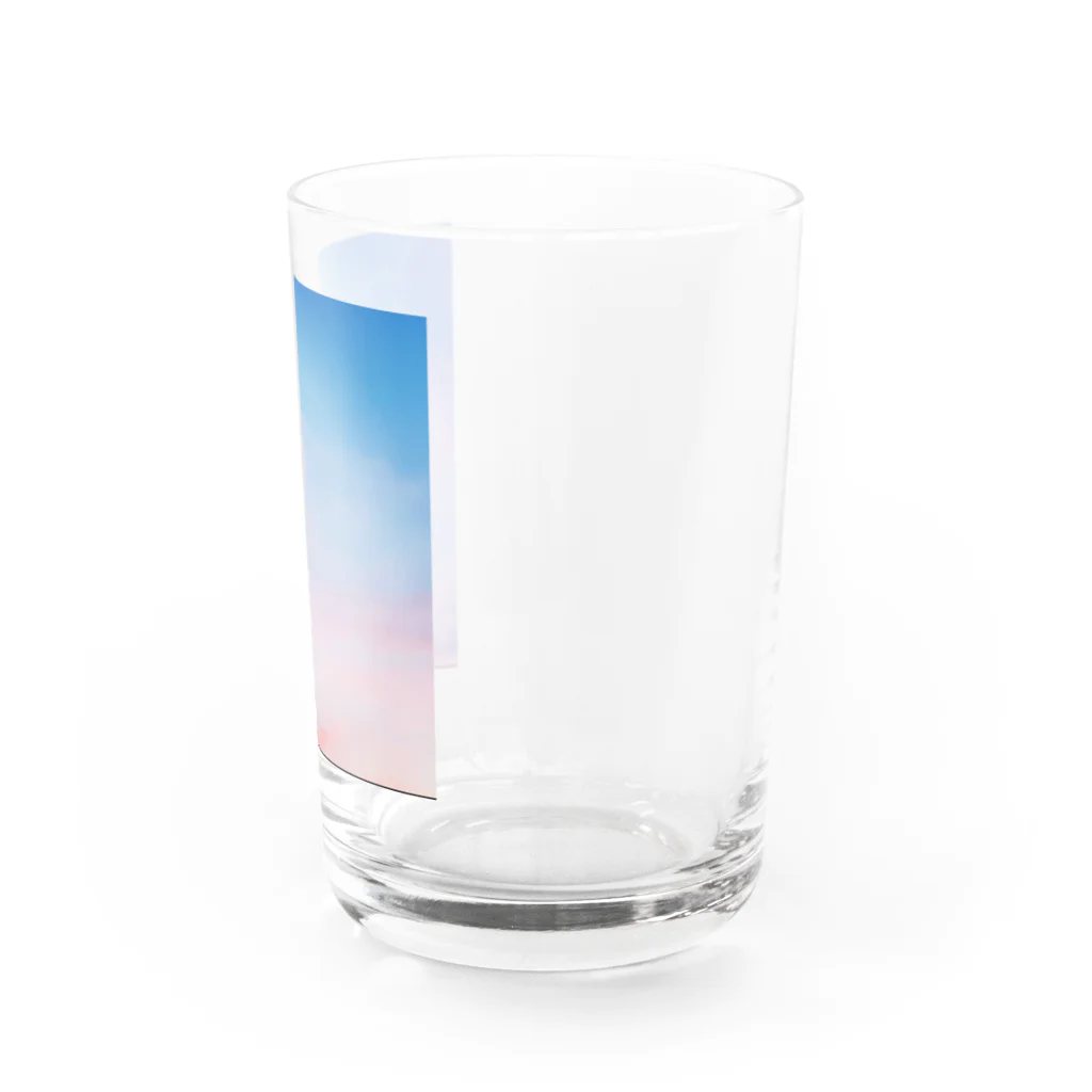 泥棒猫の店のあまい空 Water Glass :right