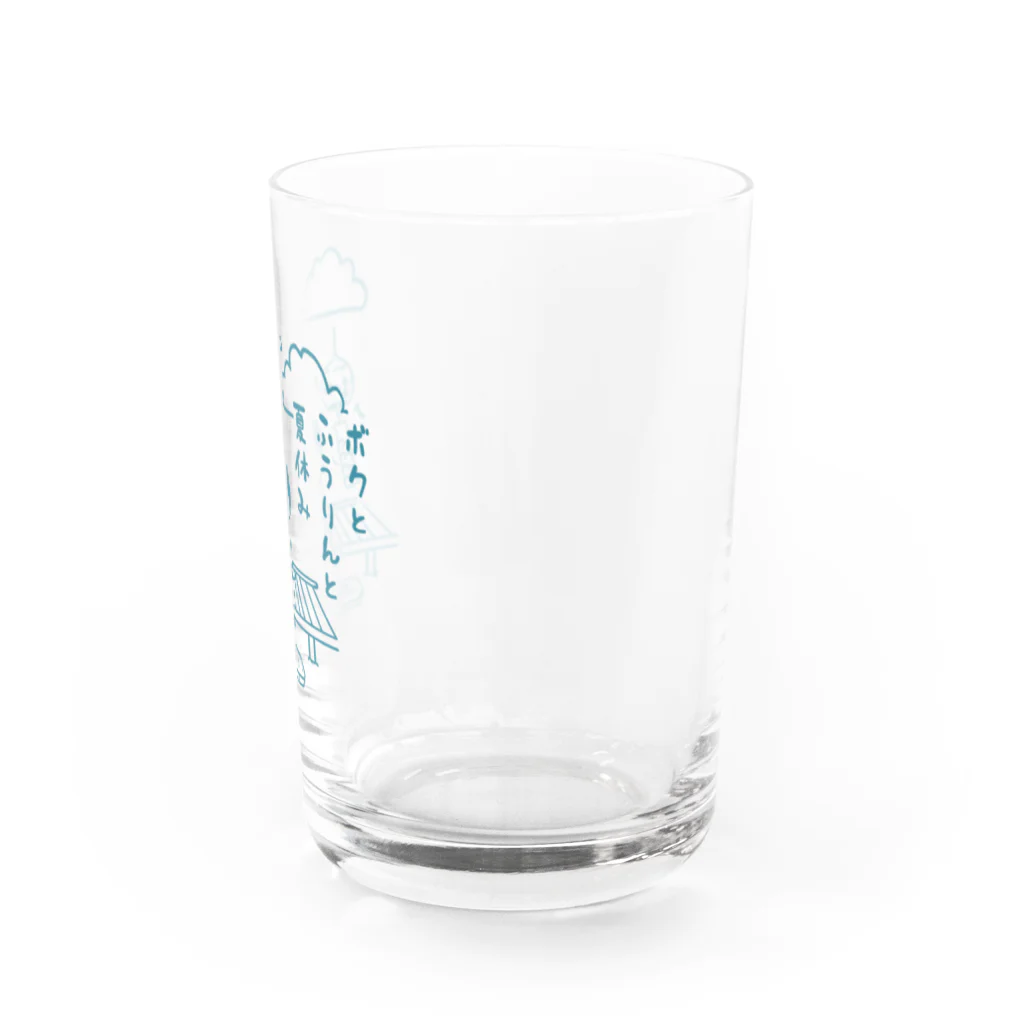 Andiamoのボクと風鈴と夏休み（青） Water Glass :right