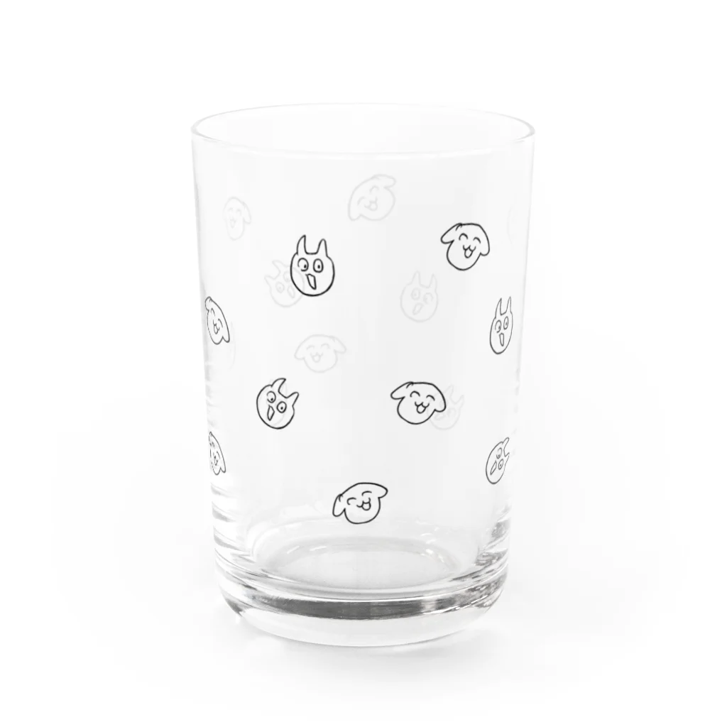 昨日の夕飯のiroiro inu neko Water Glass :right