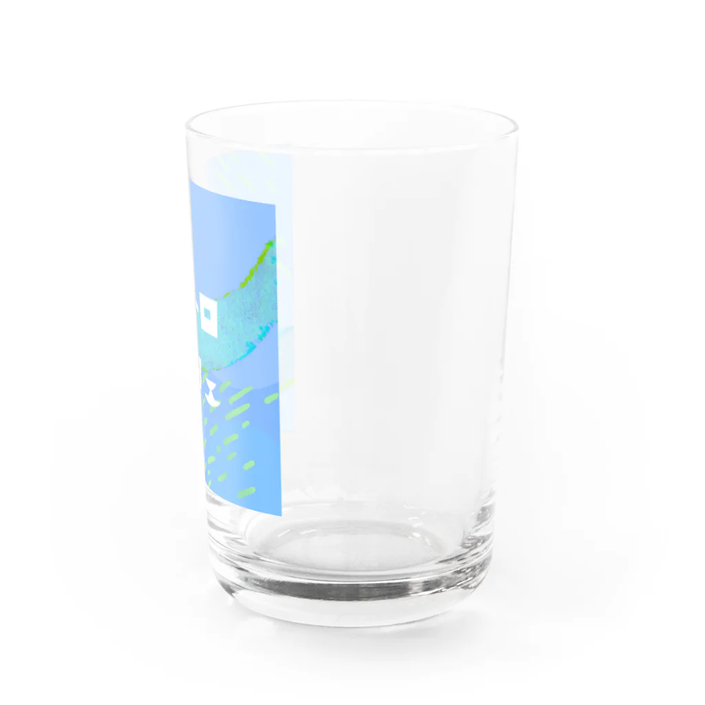 くまのや　kumanoyaのレトロカフェ　ロゴアイテム Water Glass :right
