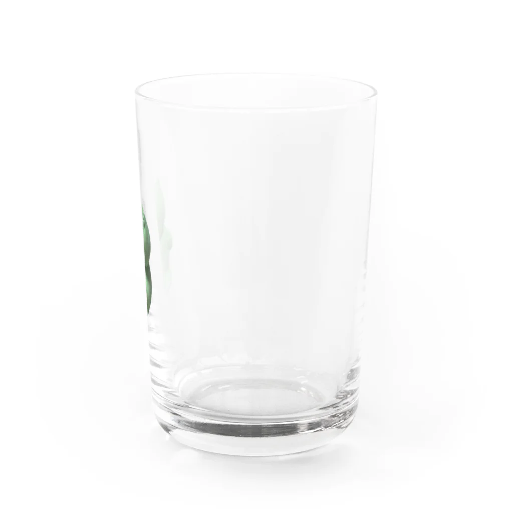 銀杏まろんの立体の山形かえる Water Glass :right