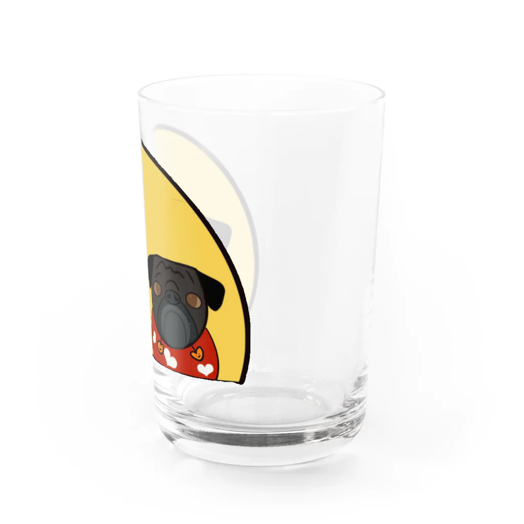パグのおしなな姉妹のパグのおしなな姉妹 Water Glass :right