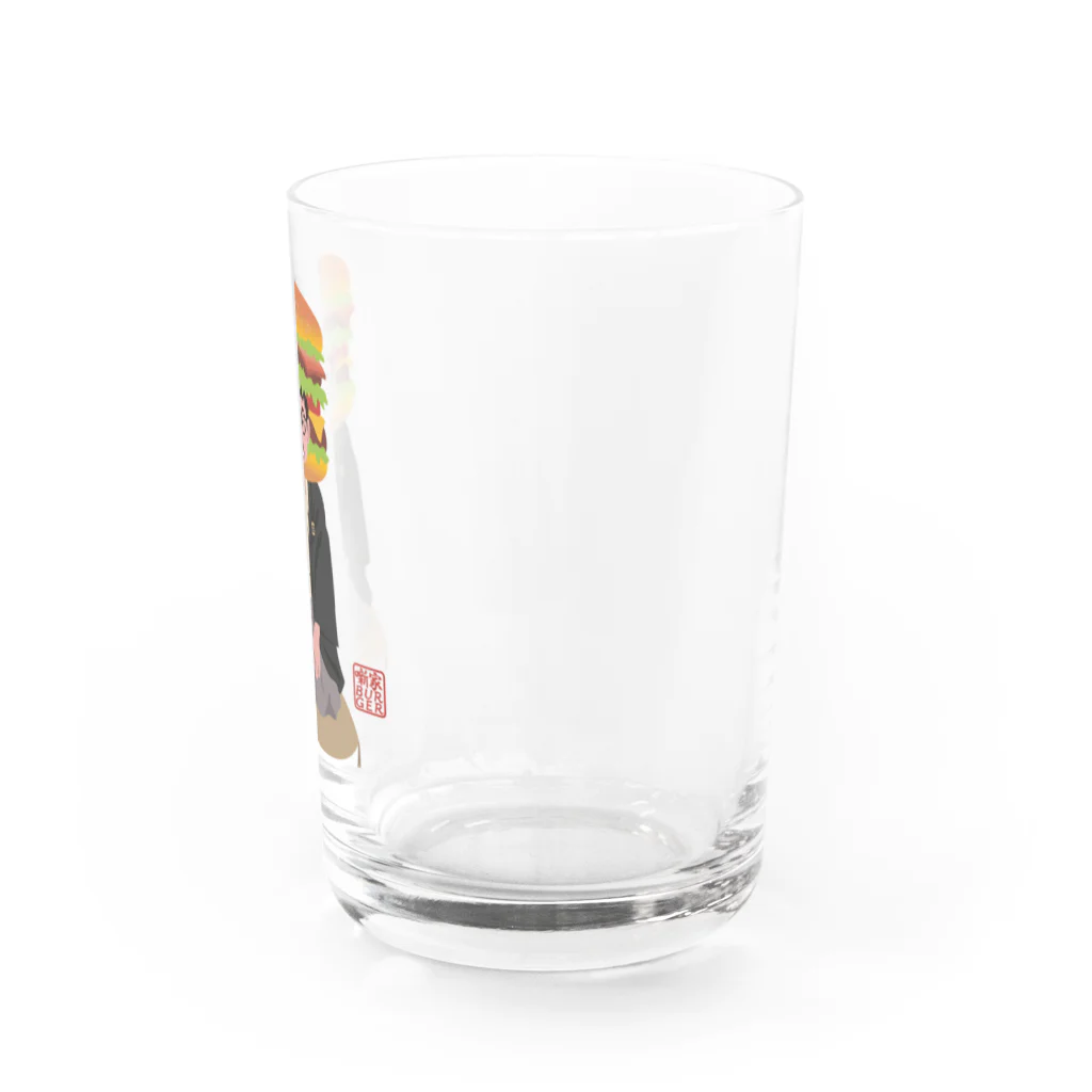 キッズモード某の噺家バーガー(かぶりものVr) Water Glass :right