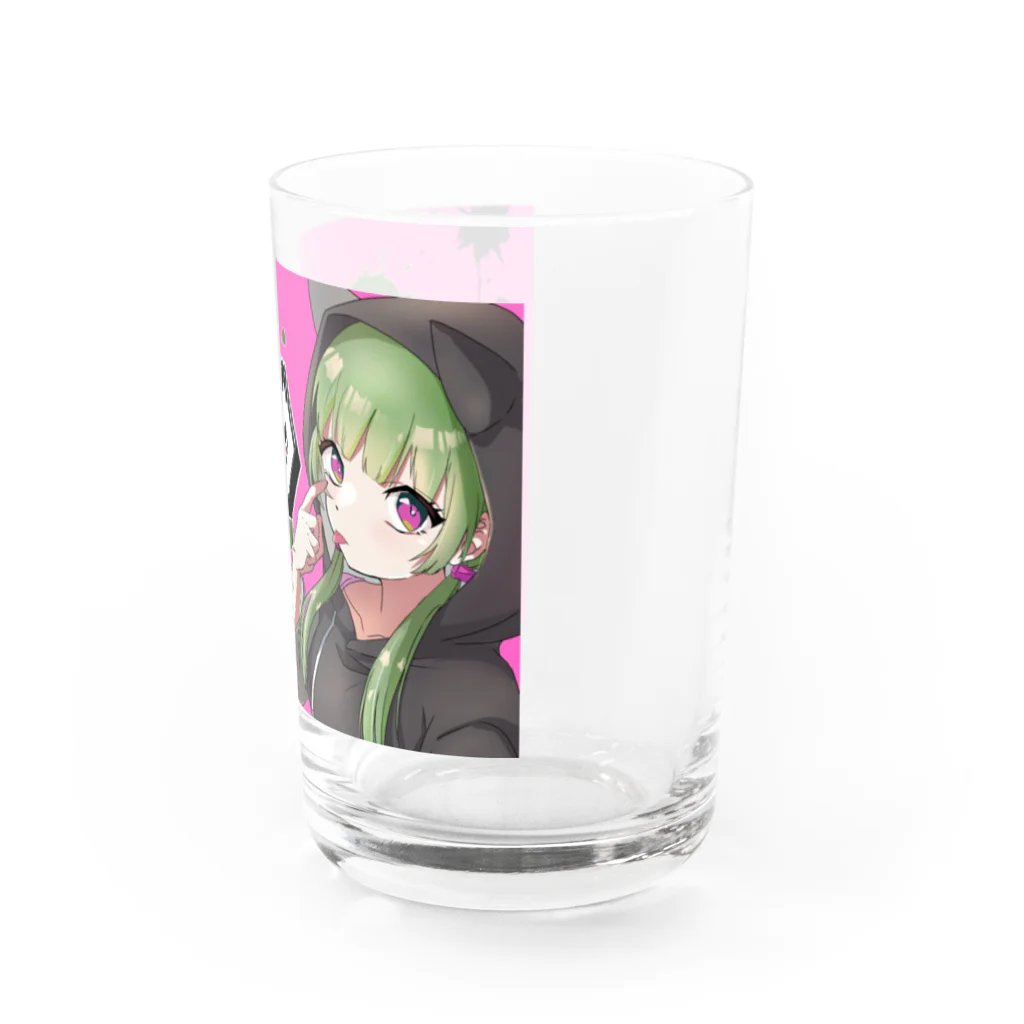 BuddhismのXOXOシリーズ【Hannya】Ver.PINK Water Glass :right