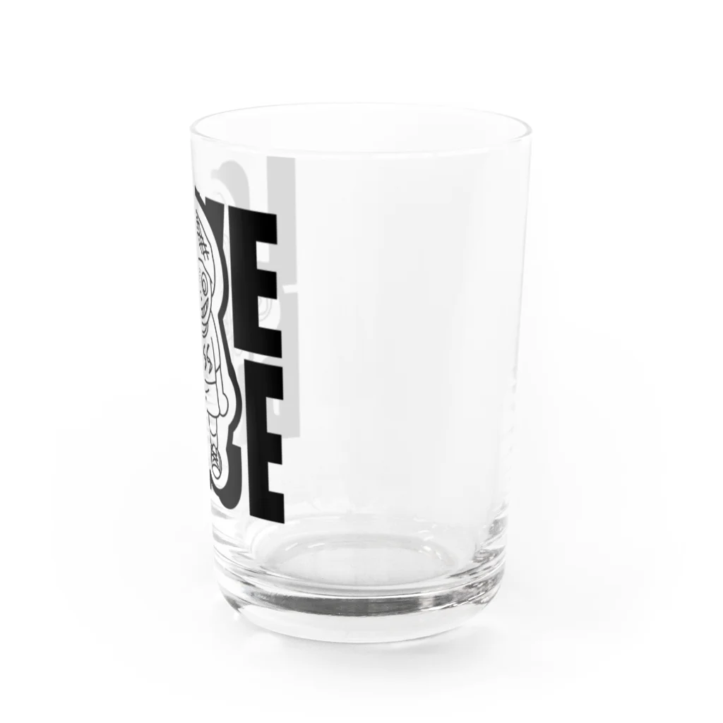 A33のBOSS　LOVE&PEACE Water Glass :right