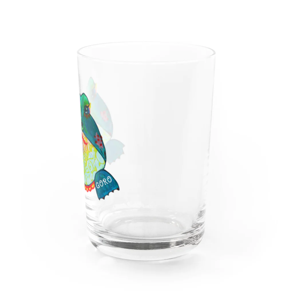 I'm TOPのすっぽんのＧＯＲＯちゃん Water Glass :right