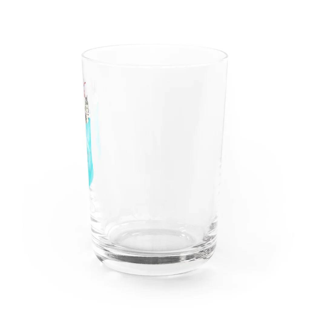 Letiのししまるエイプソーダ Water Glass :right