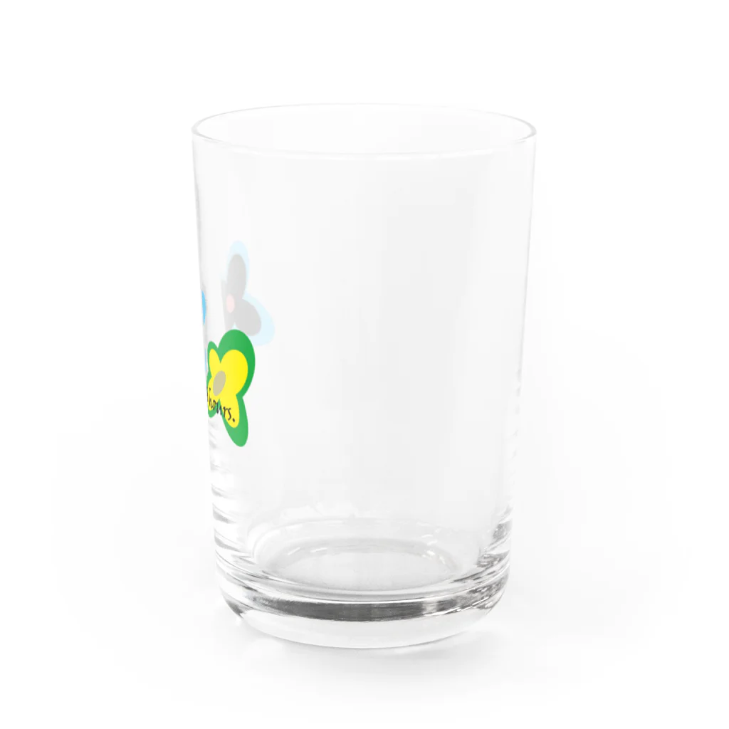 pontarousのHad time, had full of flowers. Water Glass :right