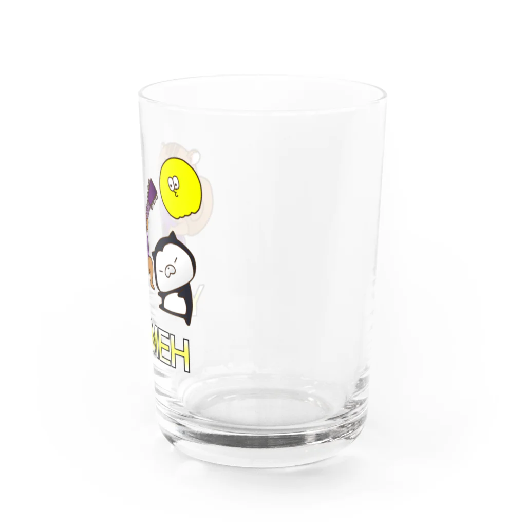 SUZURI×ヤマーフのYAMMEロック Water Glass :right