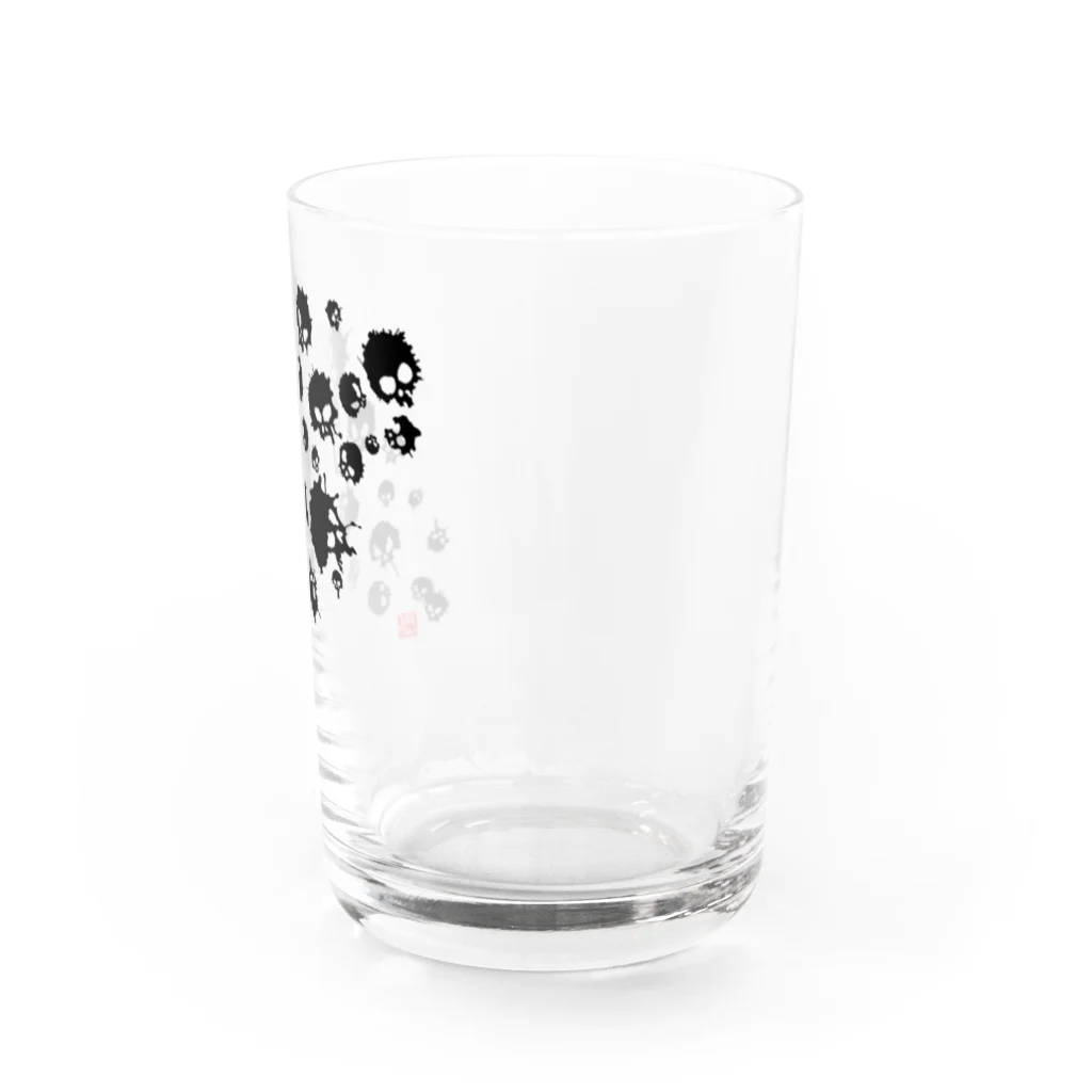 G-laboの髑髏飛沫 Water Glass :right