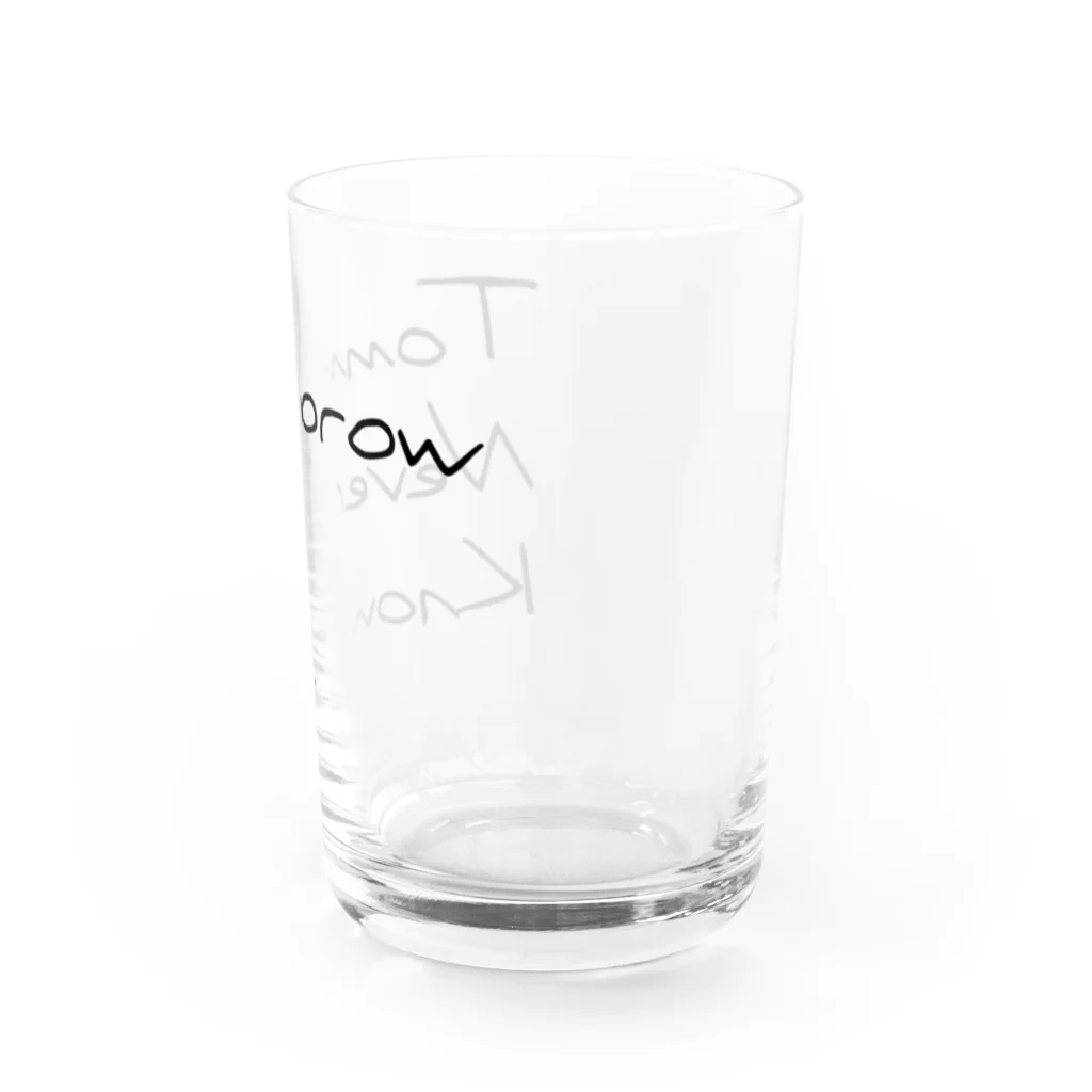 GREEDのtommorow never knows Water Glass :right