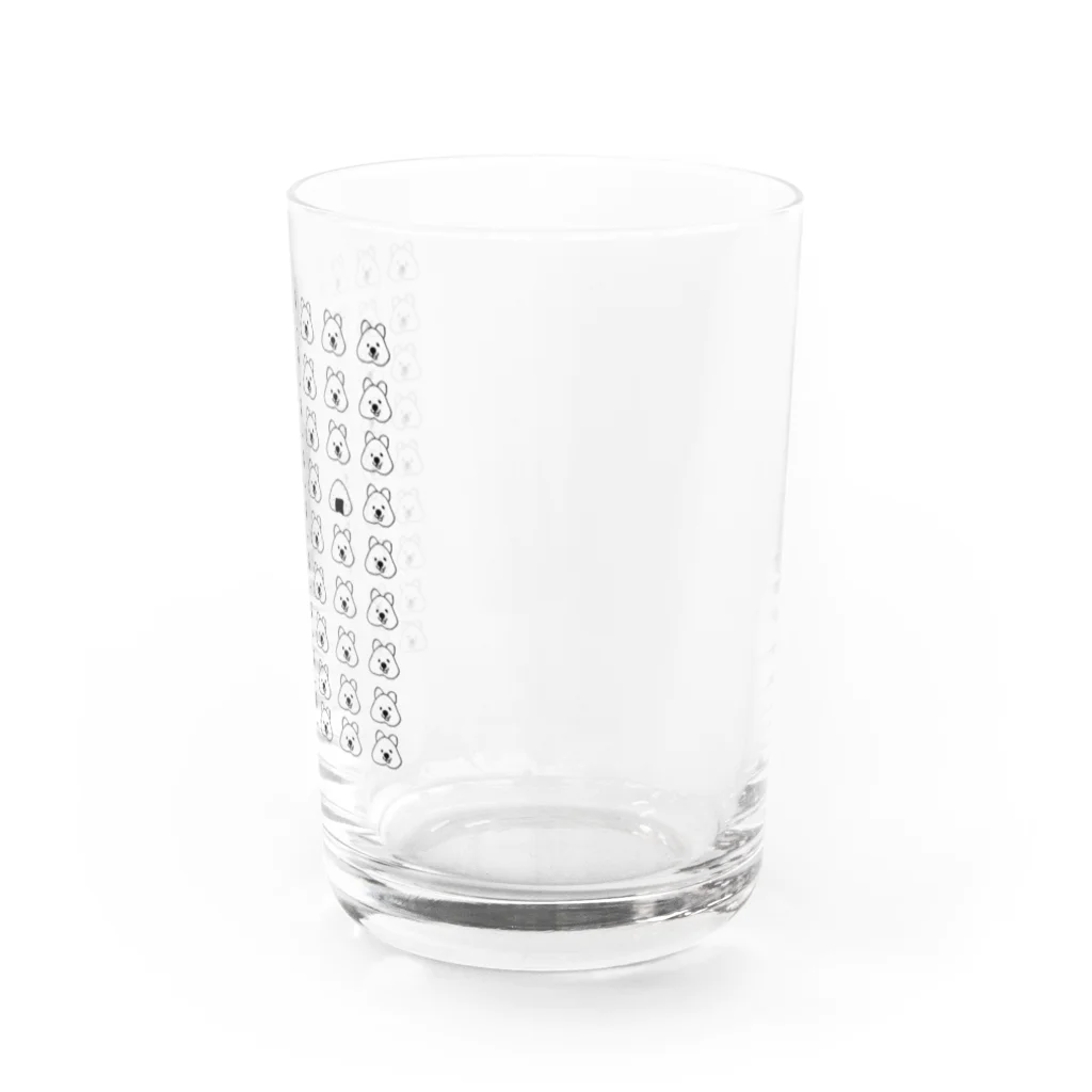 わらびやのクオッカワラビーとおにぎり Water Glass :right