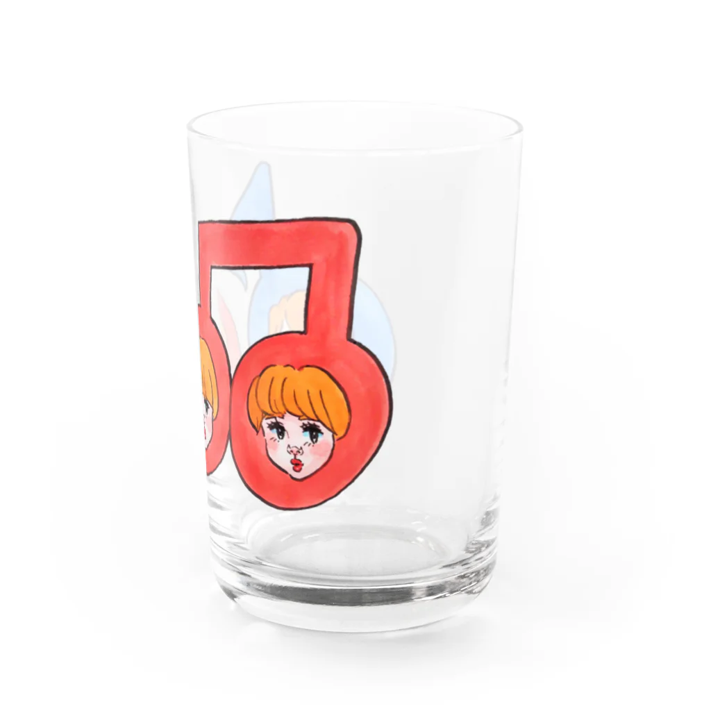 ソーメンズのおんぷちゃん Water Glass :right