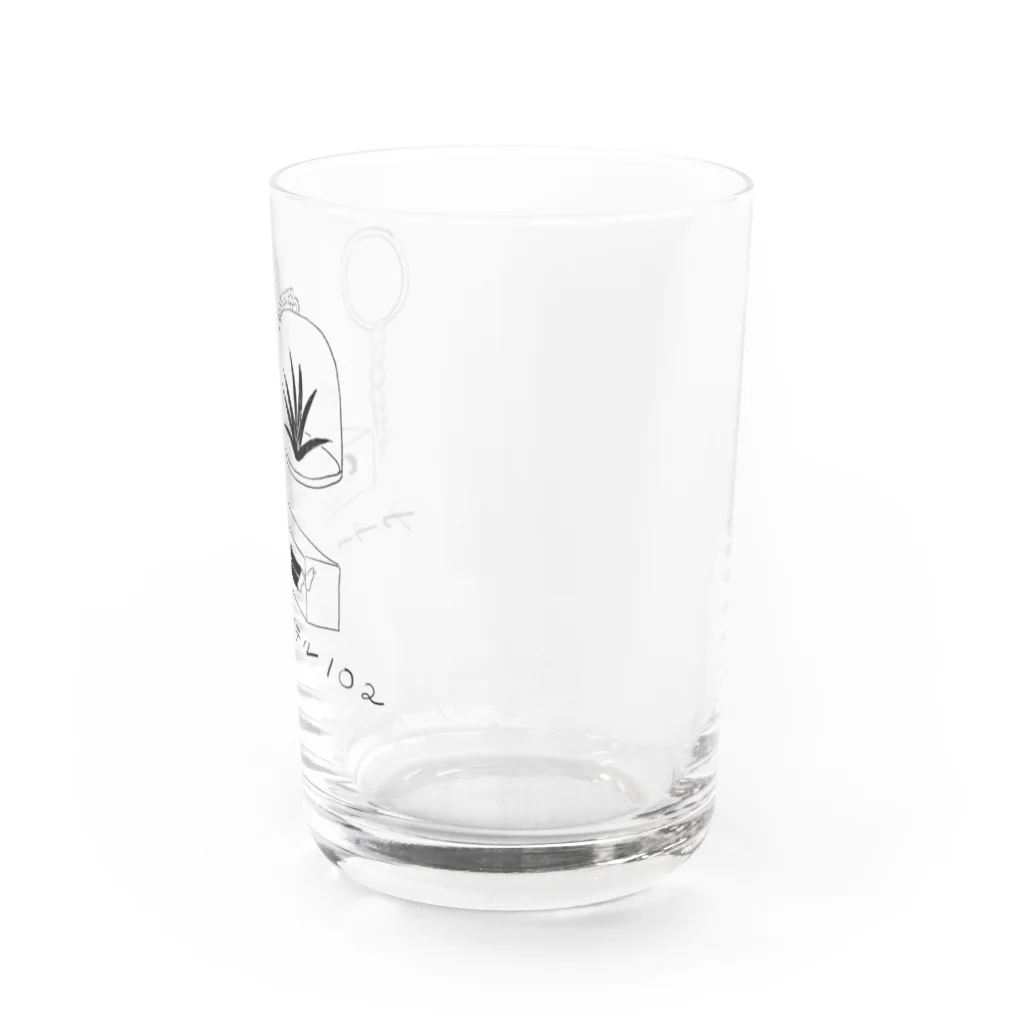 oyasmurのカプセルホテル102 Water Glass :right