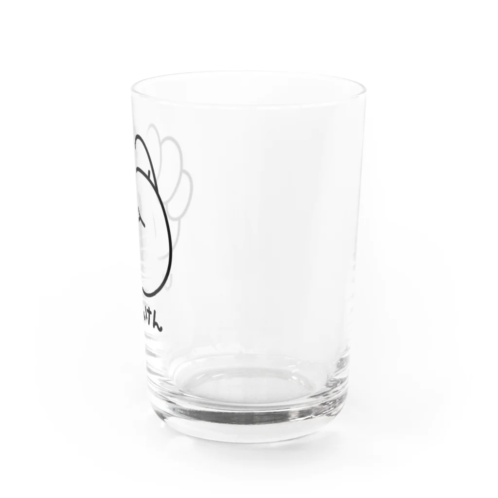 イラスト MONYAAT のジャンケン　グー Water Glass :right