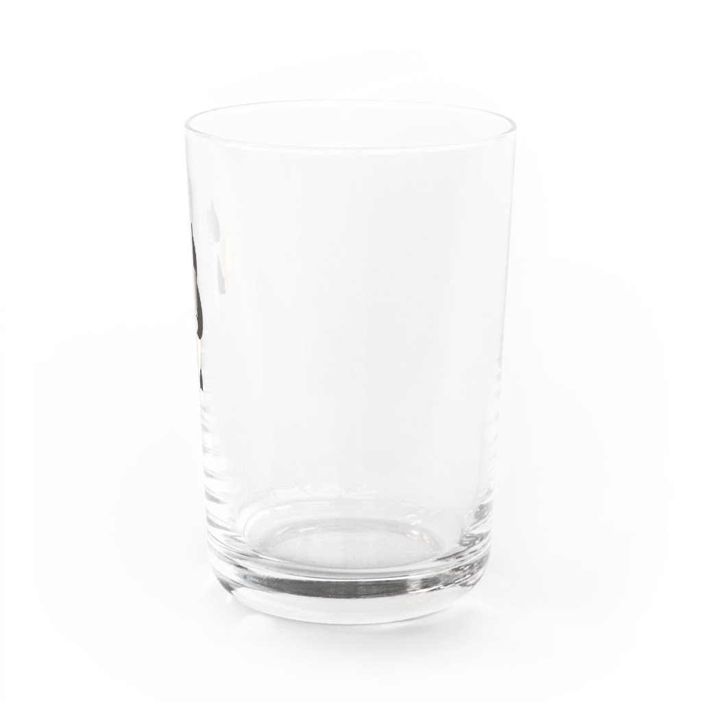 SUIMINグッズのお店のミルクアイスをまじめに運ぶねこ Water Glass :right