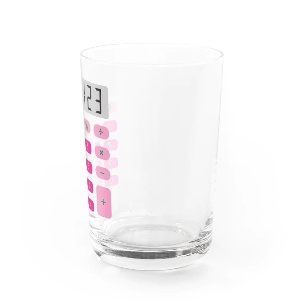 フォーヴァの電卓ピンク Water Glass :right