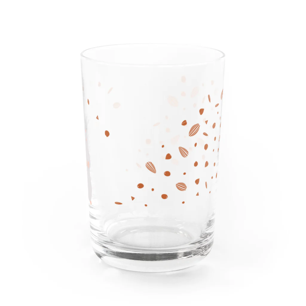 タッジマッジの二足歩行でおねだりするハムスター Water Glass :right