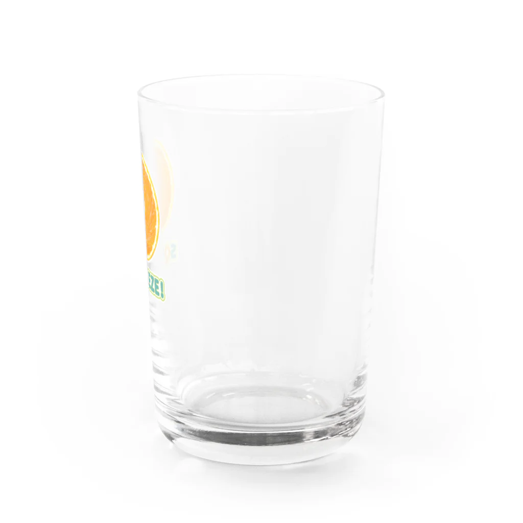 まるたやのSqueeze!  Orange Water Glass :right