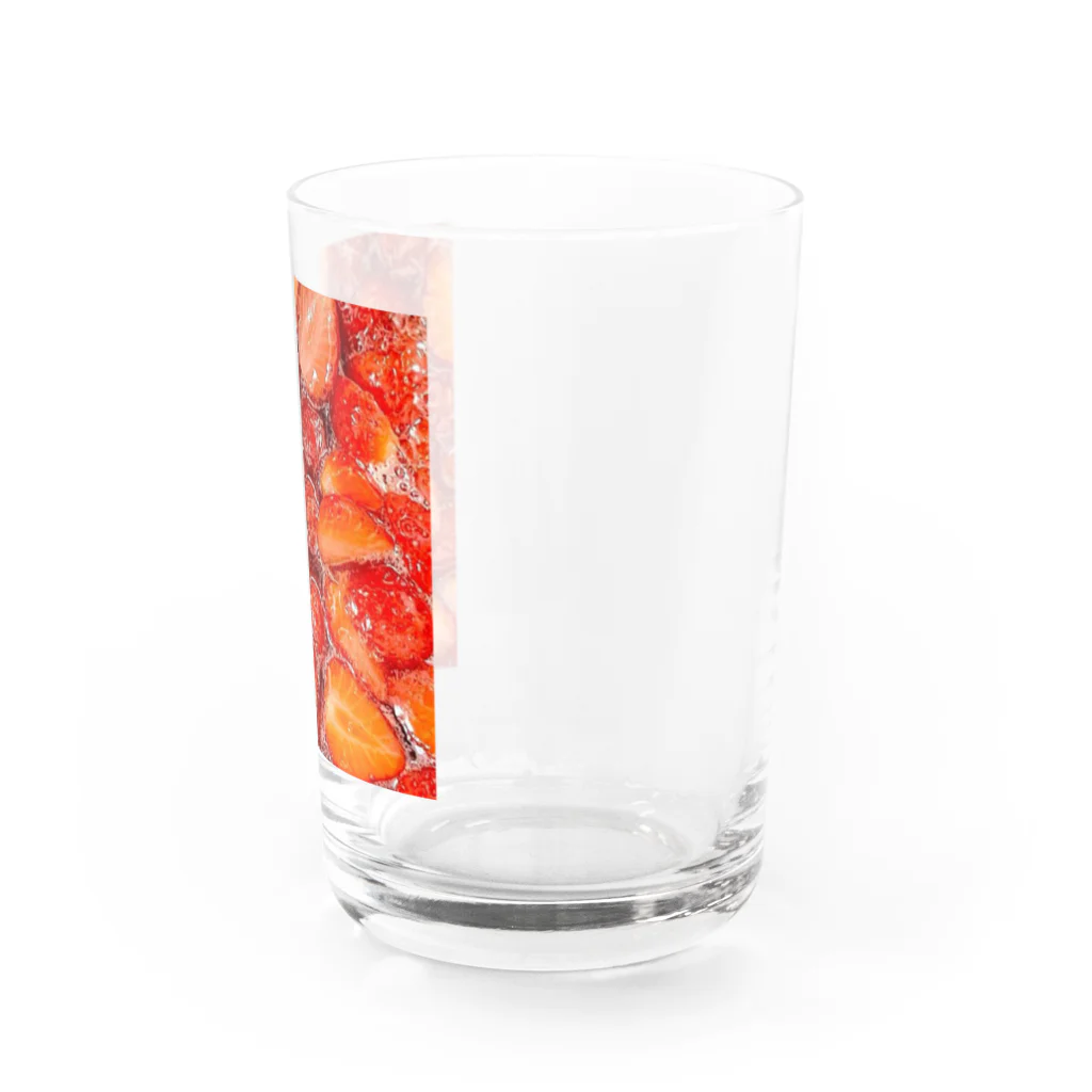 おやつの時間の自家製いちごじゃむ Water Glass :right