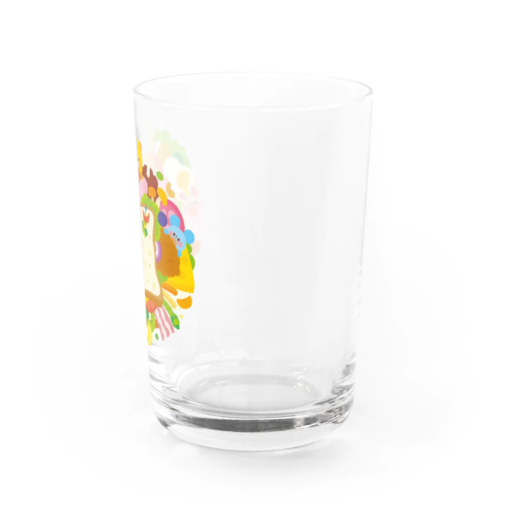 Illustrator イシグロフミカのサンドイッチ Water Glass :right