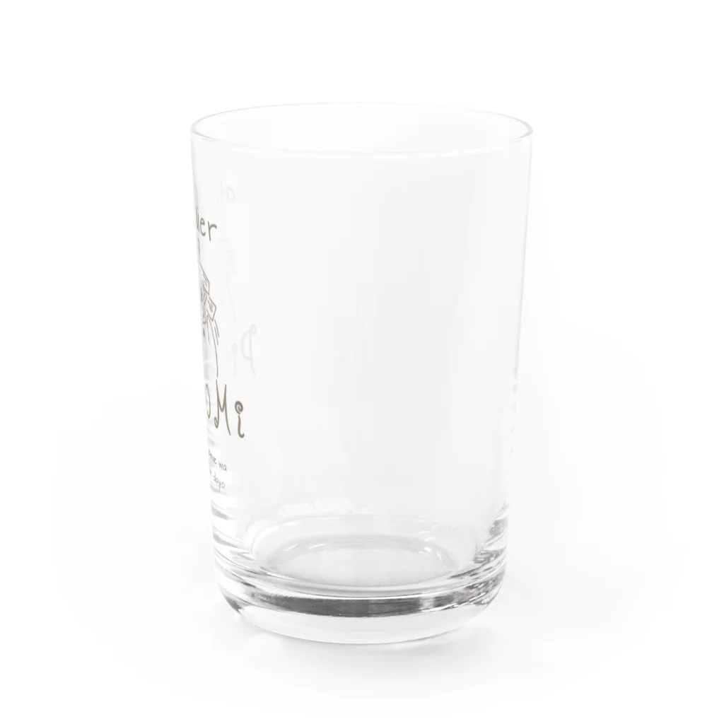  PinoMi's room【雑貨屋】のピノミくん Water Glass :right