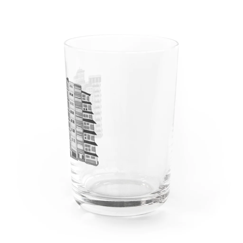 mojimojiの密集ビル Water Glass :right