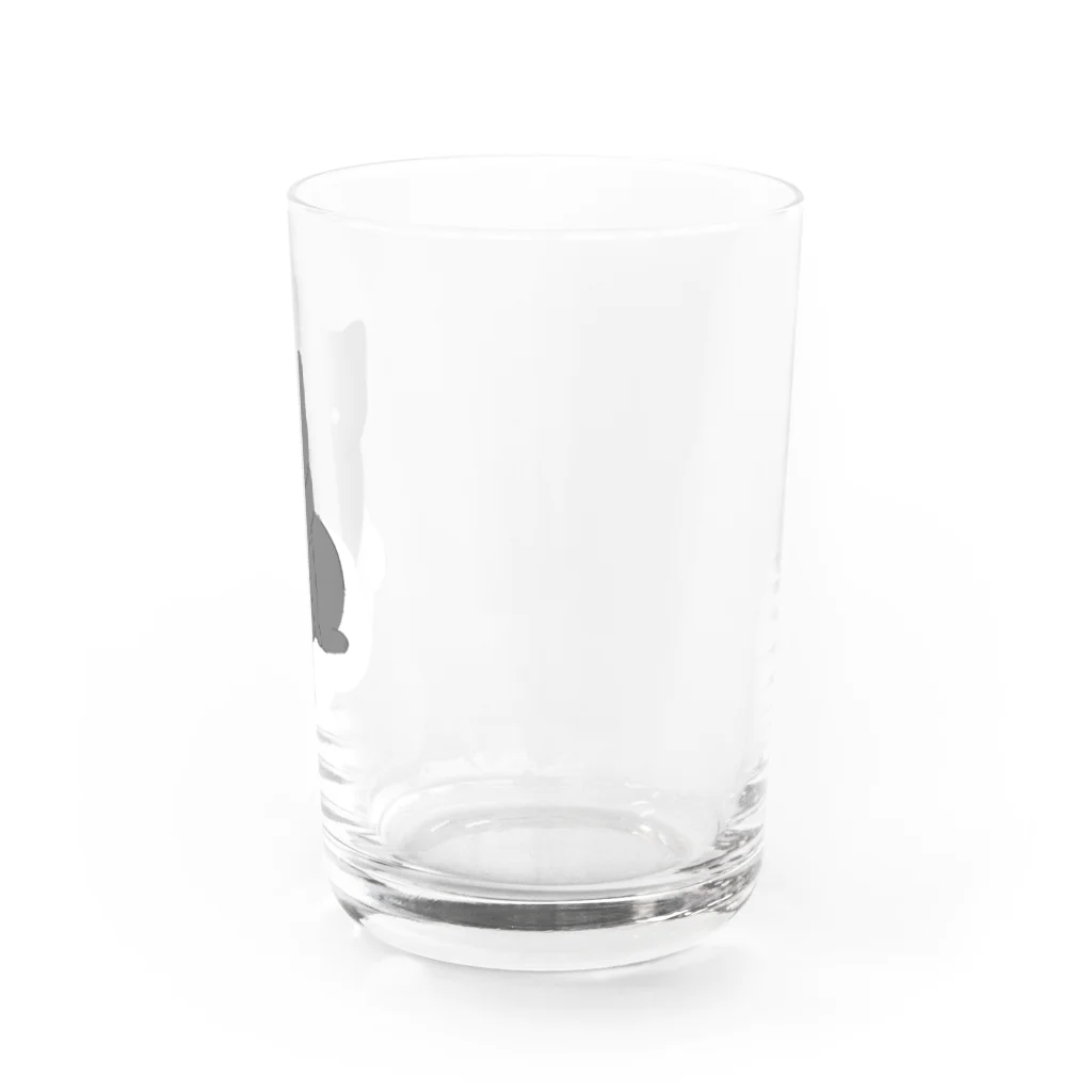 トドねこの変な生き物黒猫さんシリーズ Water Glass :right