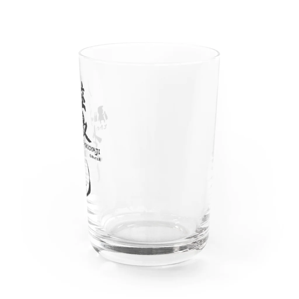 柳の下工房 SUZURI SHOPの座敷おやじ(片面) Water Glass :right