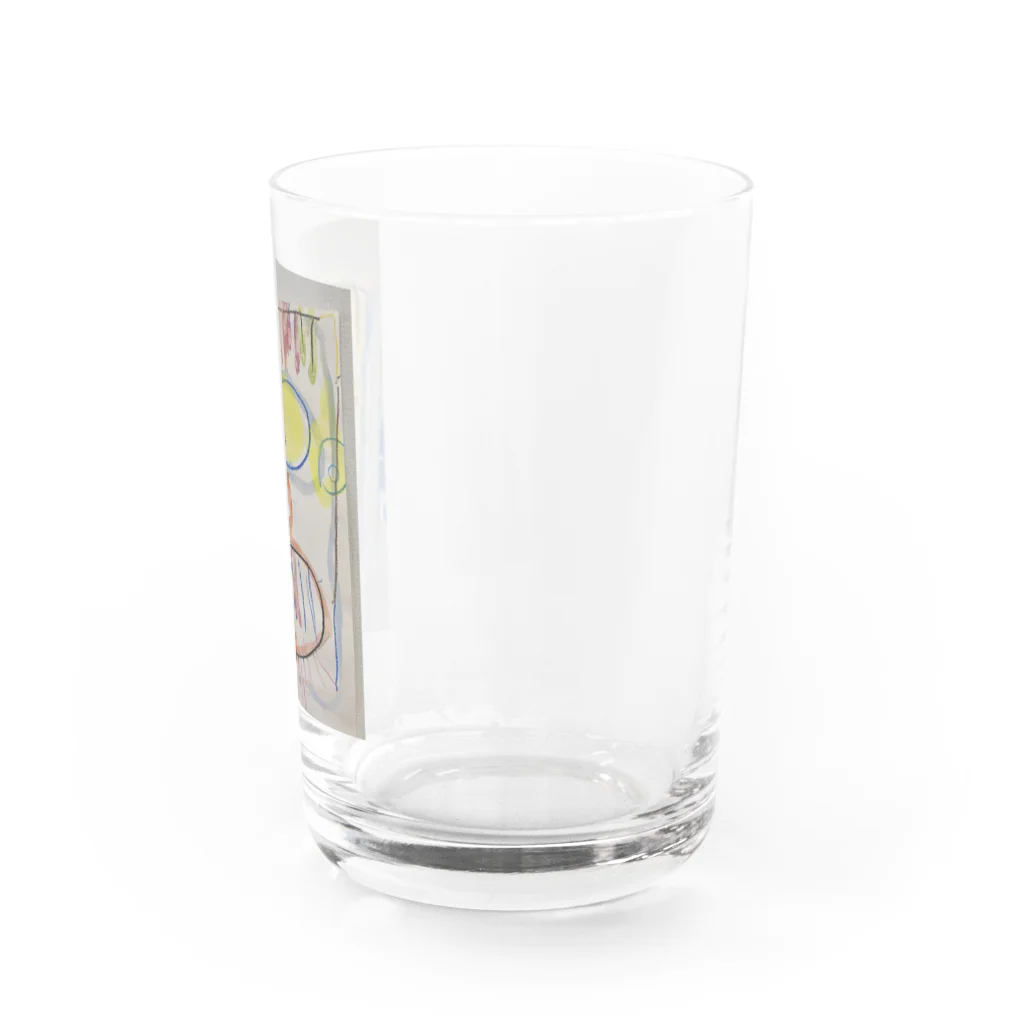 ぱるのママの顔 Water Glass :right