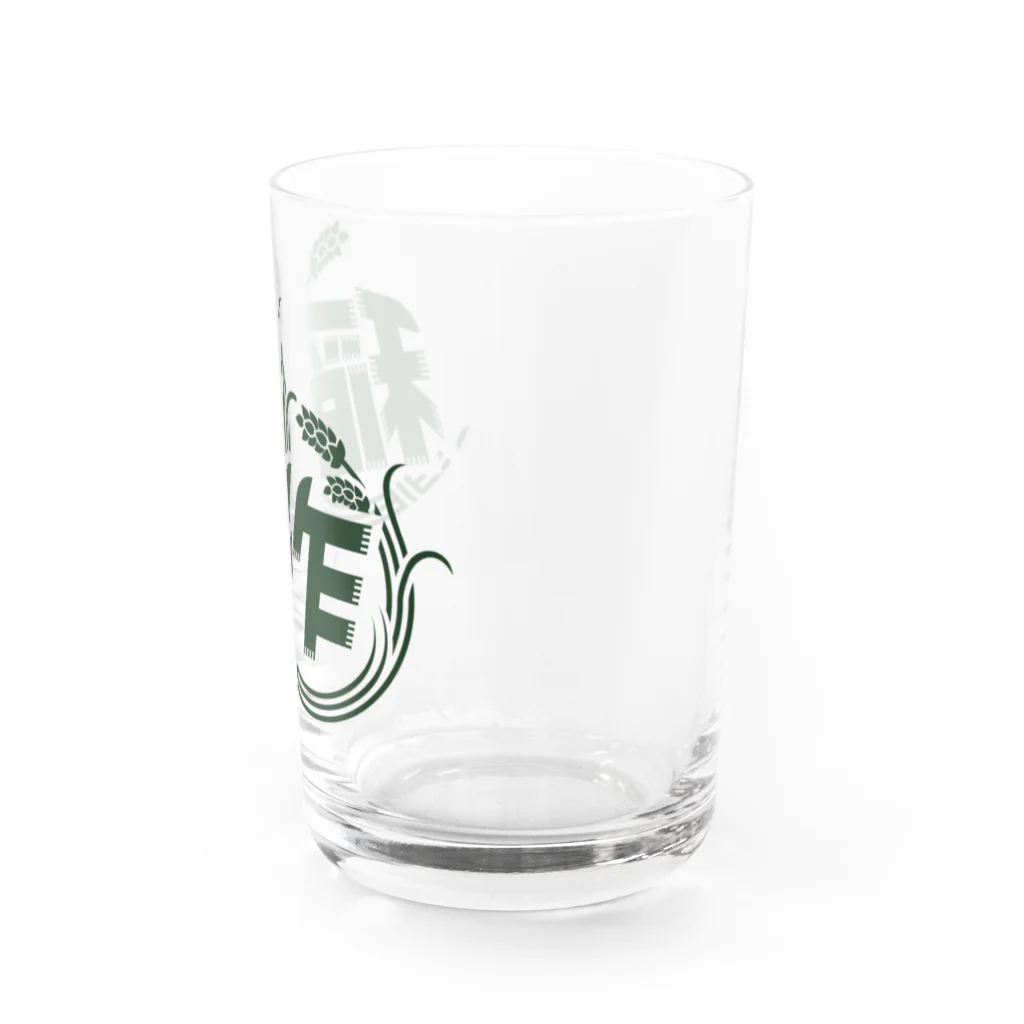 Poooompadoooourの稲作バッティングセンター(稲作のみ/みどり) Water Glass :right