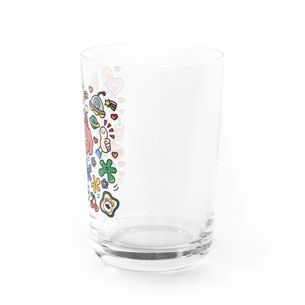 やみーやま屋さんのgochagocha♡ Water Glass :right