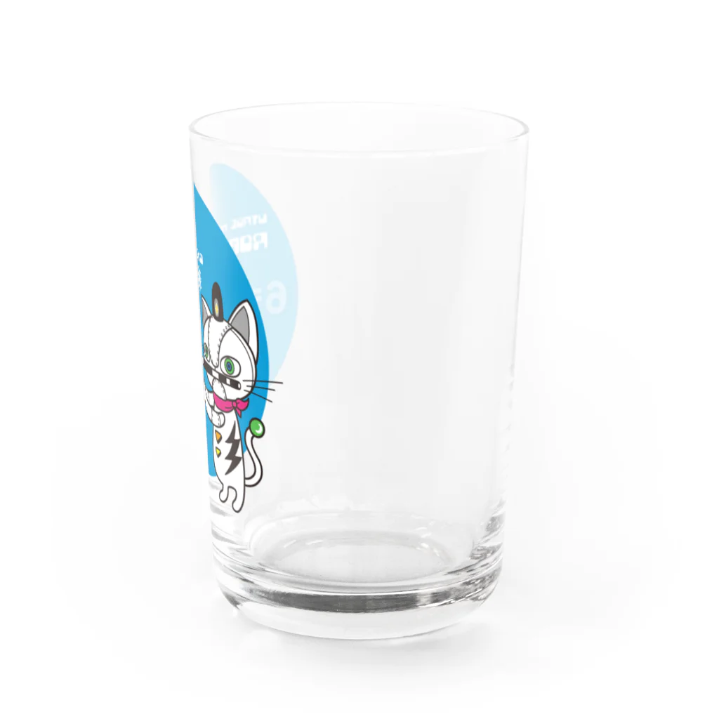 あまかむなのうたげのねこロボ（龍笛） Water Glass :right