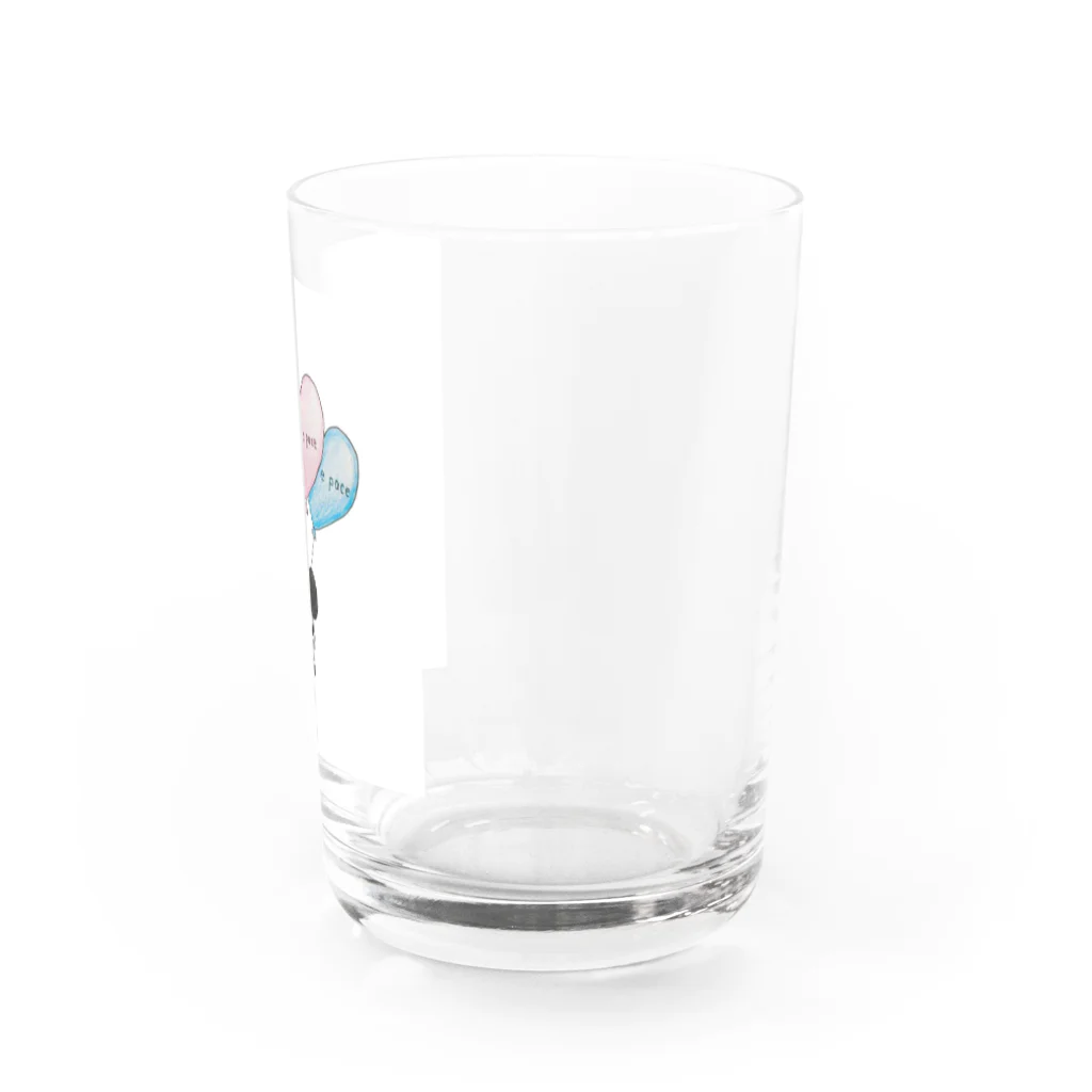 Atelier Wakotoのちびぱんだと愛と平和 Water Glass :right