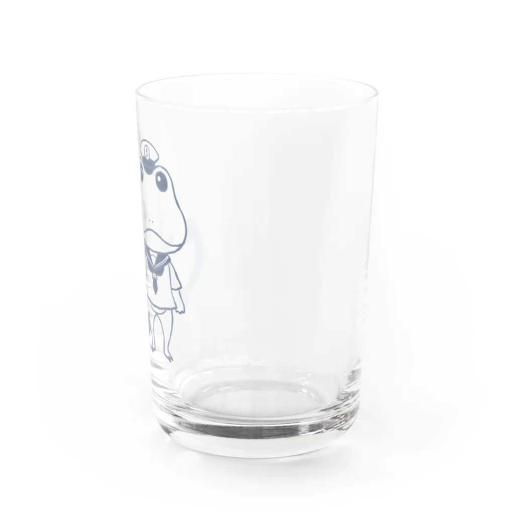 mitako1018の海蛙（夏服・単色ver） Water Glass :right