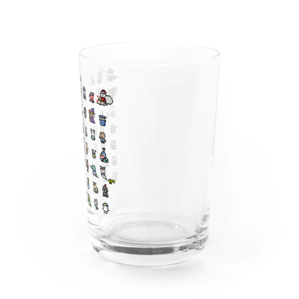 【ドット絵】ネコブレ商店のネコブレイバー＆フレンズ Water Glass :right