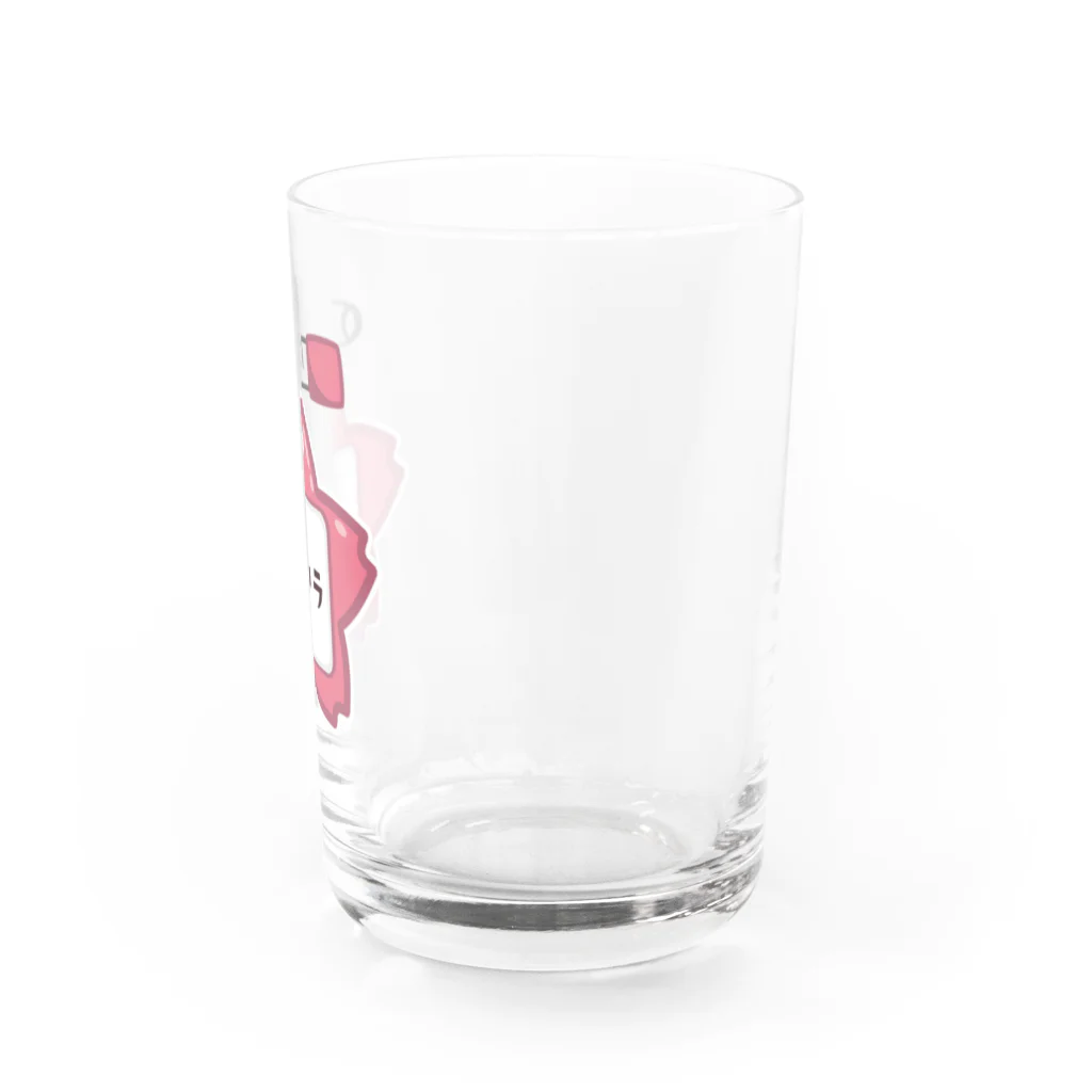 イラスト MONYAAT の幼稚園バッチ・サクラ Water Glass :right