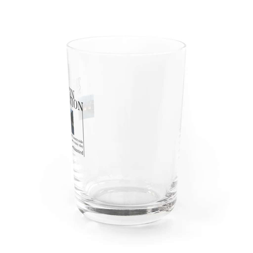 mikuroboの夜の駅 Water Glass :right