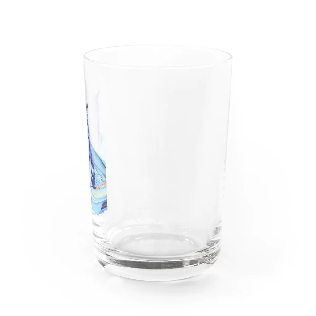 nekoneko_melonsodaの「su」 Water Glass :right