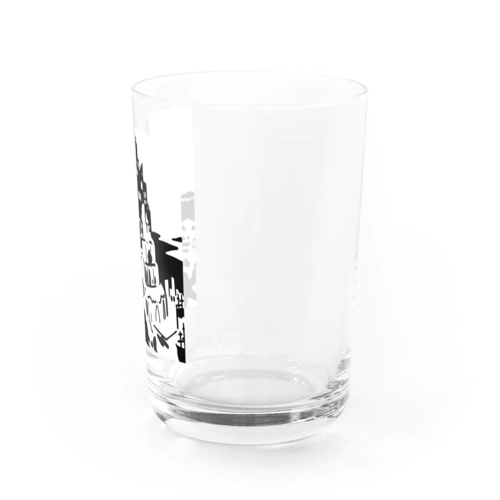 山形屋米店のピーテル・ブリューゲル作 『バベルの塔』 Water Glass :right