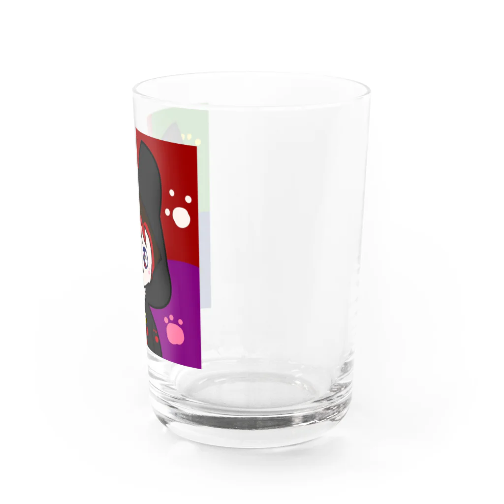 SNEAKER GIRLのCat girl Water Glass :right