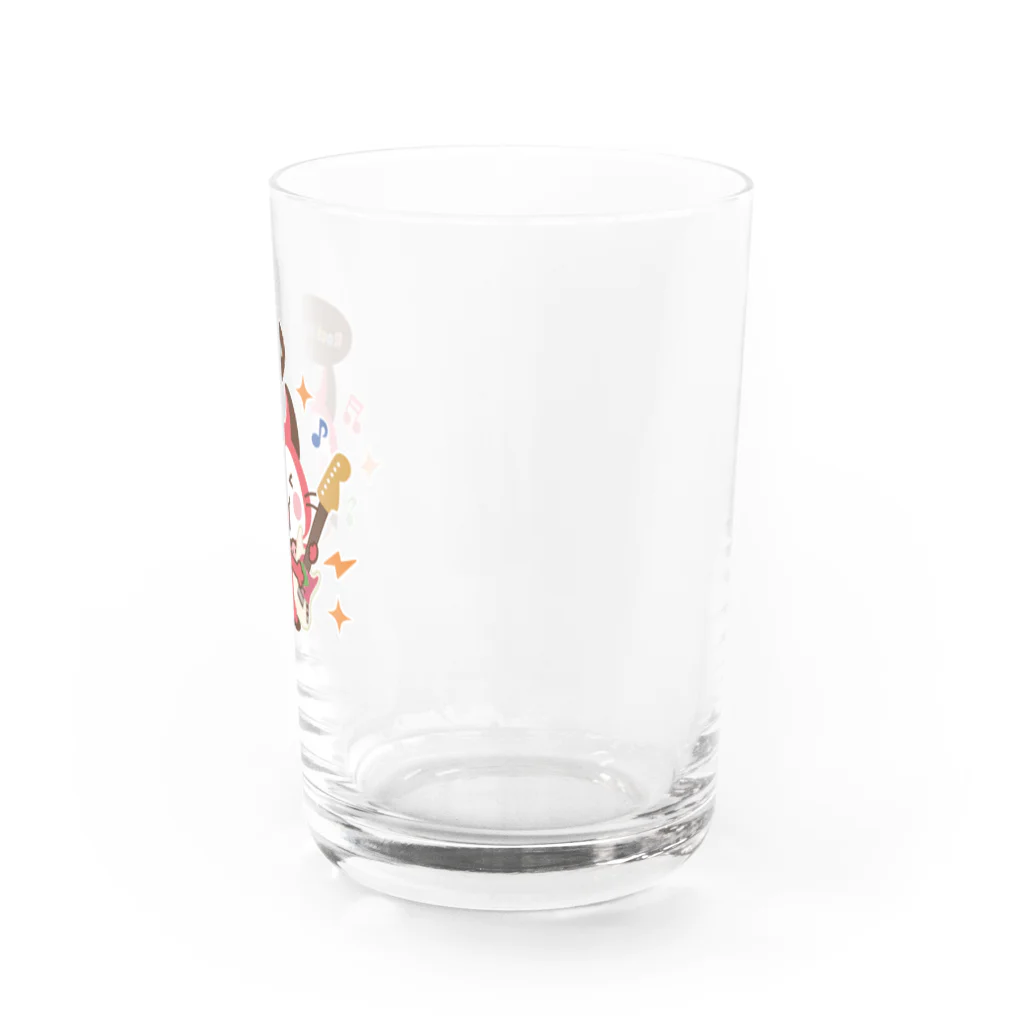 ミニマムユニヴァース@SUZURIのデビねこくん グラス ロックンロール Water Glass :right