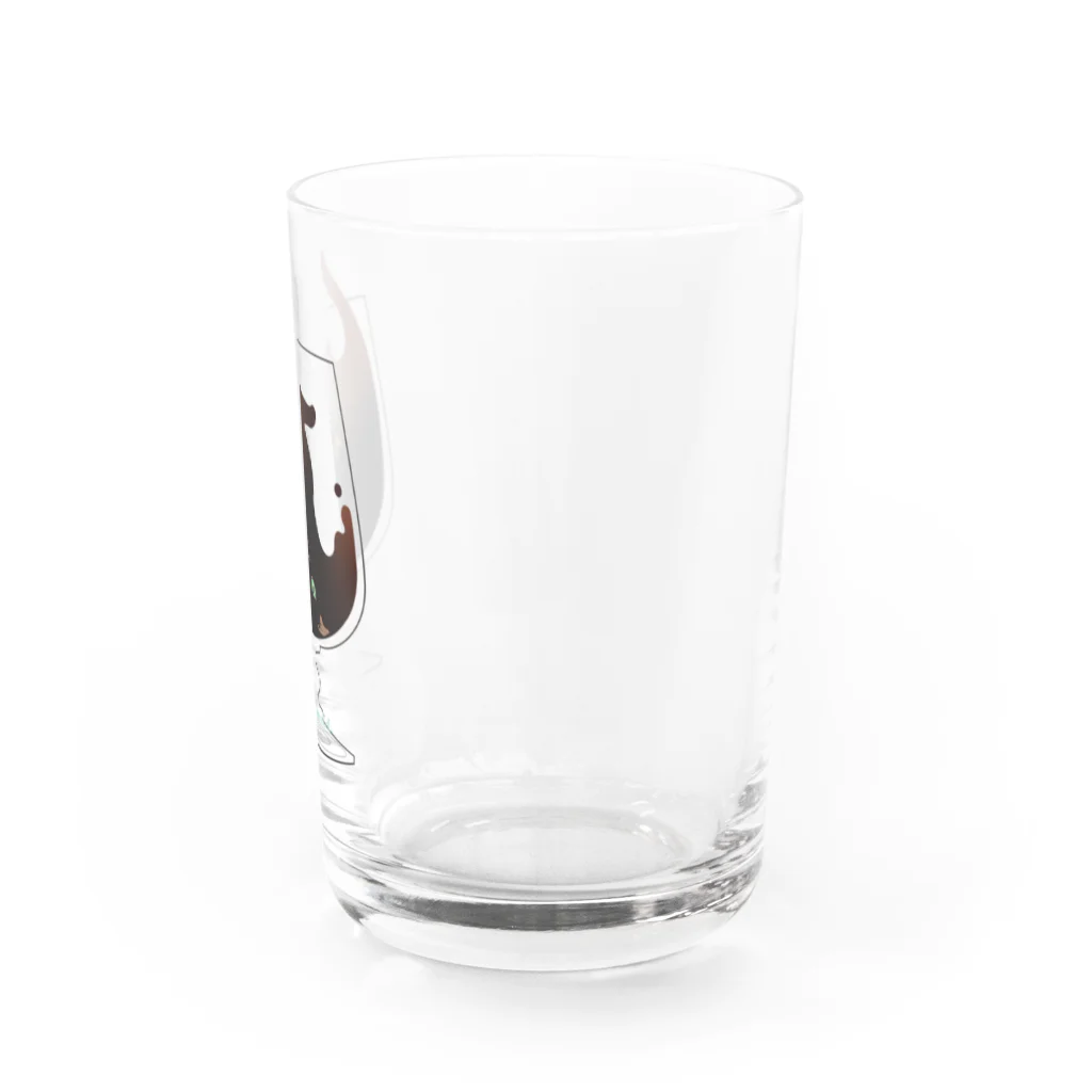 青猫堂の猫は液体・グラス Water Glass :right