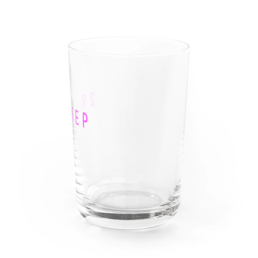 OKINAWA　LOVER　のバースデー［29.SEP］ピンク Water Glass :right